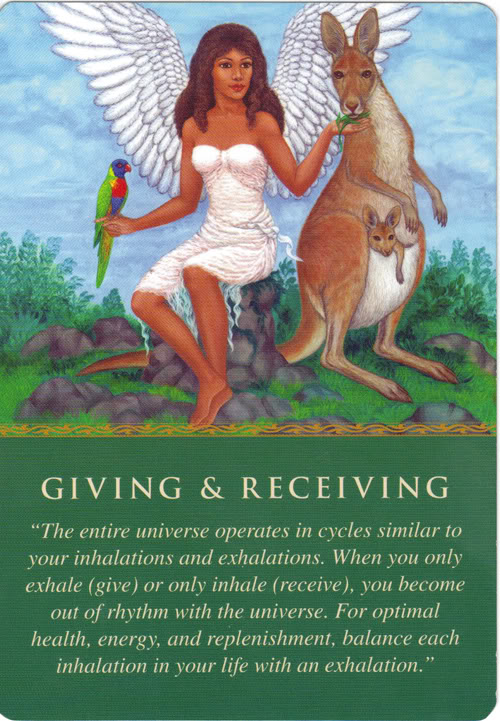 Daily Love Reading – Giving and Receiving